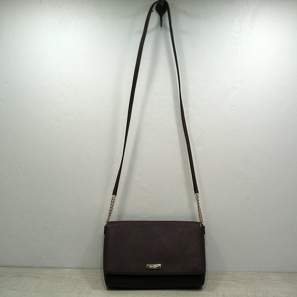 Kate Spade Leather Plum laurel way greer crossbody bag | Purse| Pocketbook